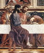 Andrea del Castagno Last Supper (detail) oil